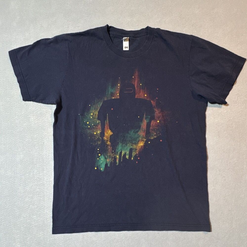 shirt.woot! Robot Graphic Print Men's Black Cotton T-Shirt Size M